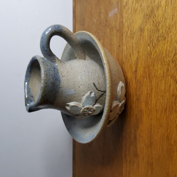 Rustic Ceramic Vase and Pitcher Set - Picture 5 of 8